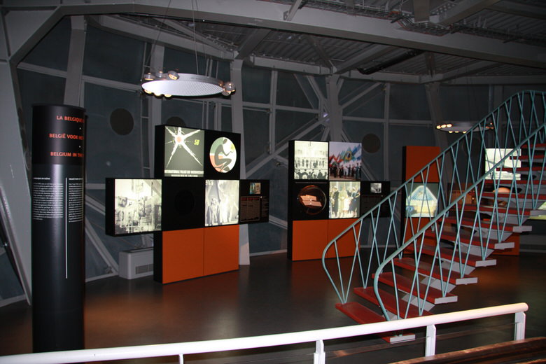 Inside another sphere of the Atomium